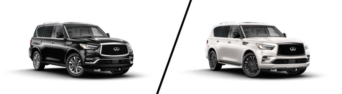 Compare the 2024 INFINITI QX80 Luxe vs Premium Select - Springfield, MO