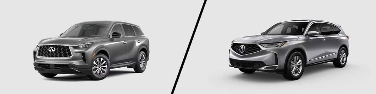 Compare the 2025 INFINITI QX60 vs 2025 Acura MDX - Frisco, TX