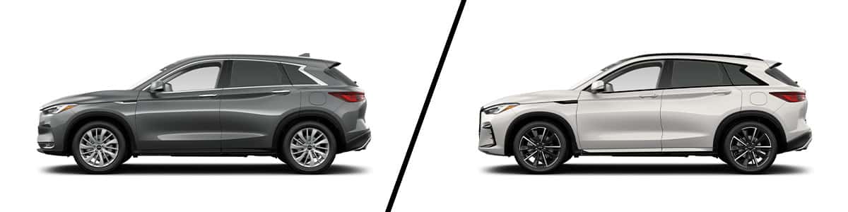 Compare the 2025 INFINITI QX50 Pure vs Sport - Springfield, MO