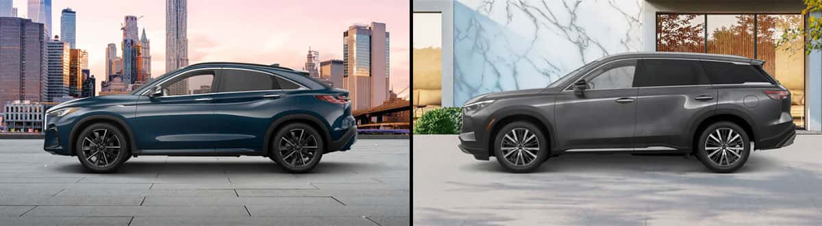 Compare the 2025 INFINITI QX55 vs QX60 - Springfield, MO