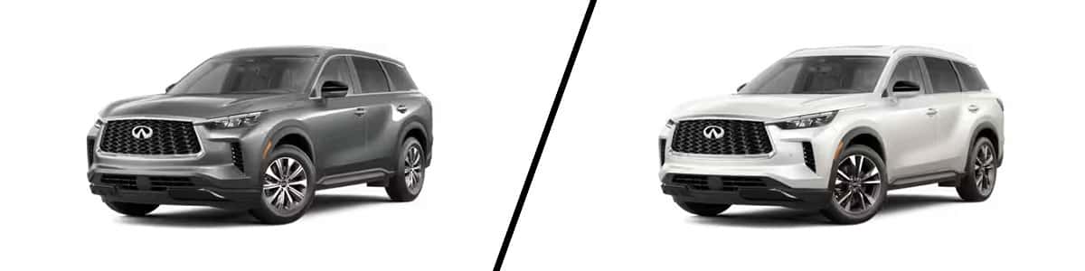Compare the 2025 INFINITI QX60 Pure vs Sensory - Springfield, MO