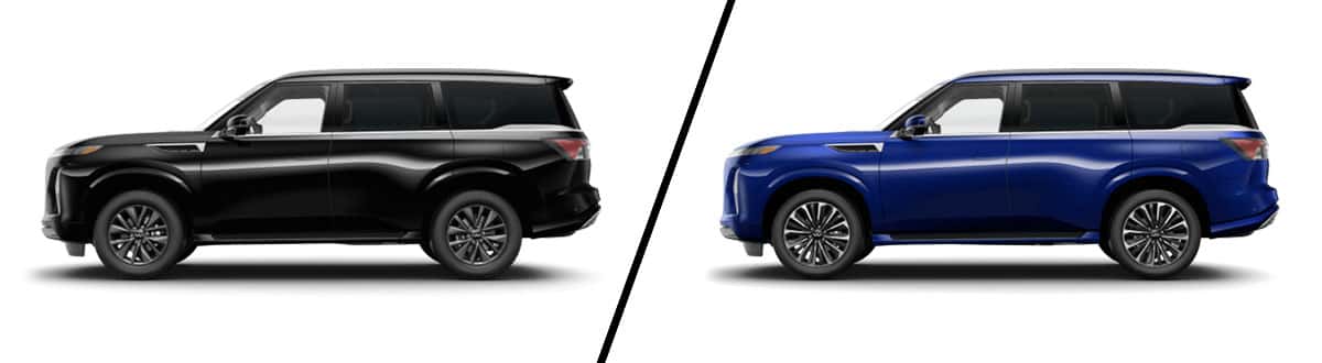 Compare the 2025 INFINITI QX80 Pure vs Luxe - Springfield, MO