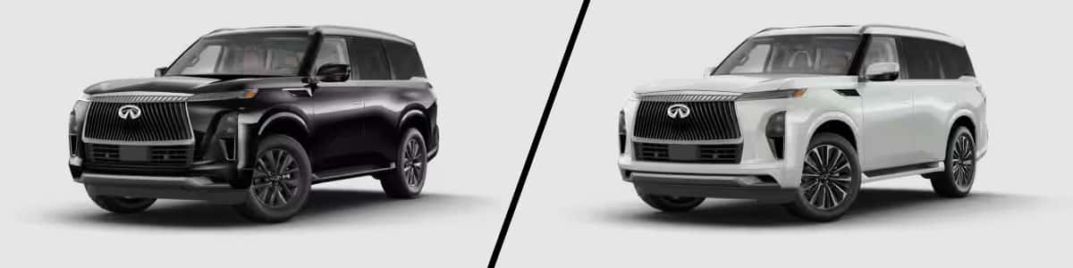 Compare the 2025 INFINITI QX80 Pure vs Sensory - Springfield, MO