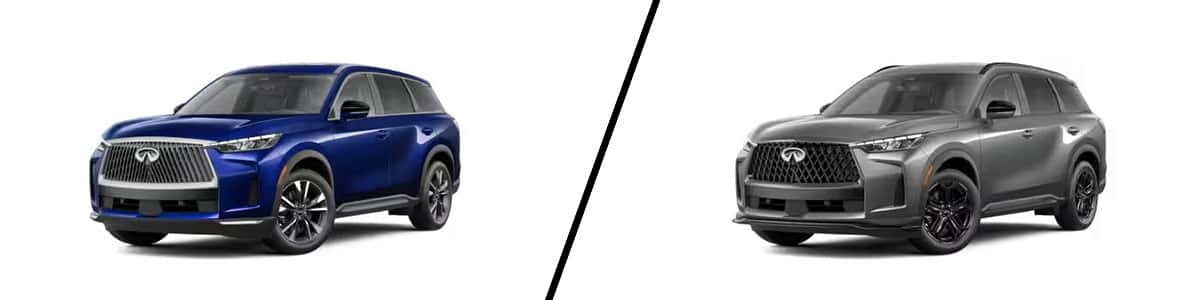 Compare the 2026 INFINITI QX60 Pure vs Sport - Springfield, MO