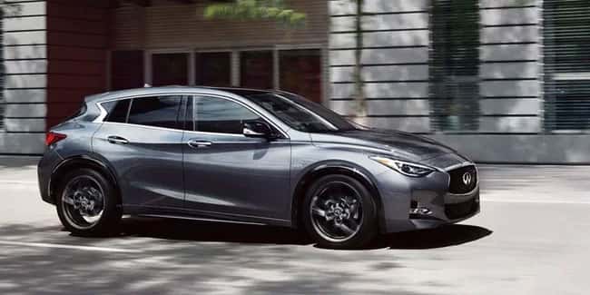 QX30 Parked In Front of Building