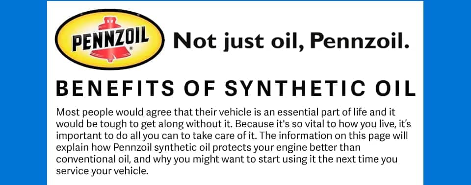 Benefits of Synthetic Oil