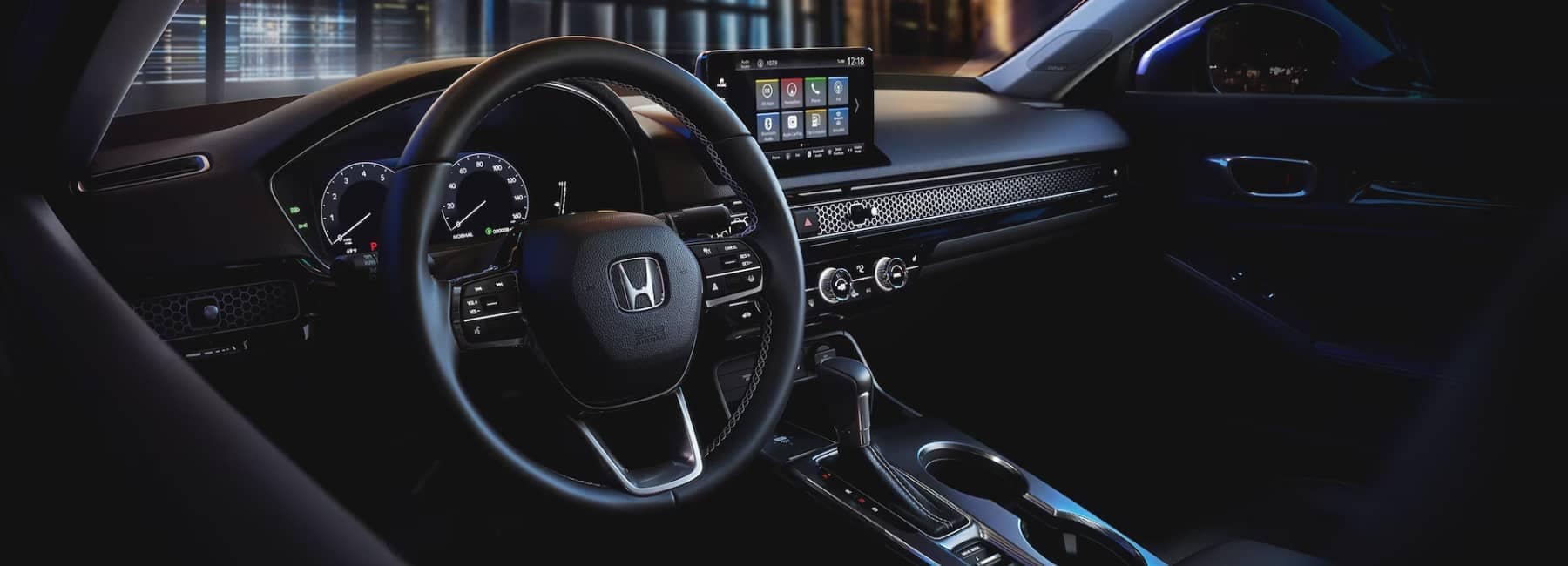 Honda Civic Sedan view of interior features