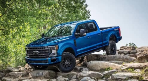 Ford Super Duty off roading