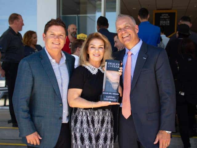General Motors names Del Grande Dealer Group’s Capitol Chevrolet to its exclusive Chevrolet Dealer of the Year list