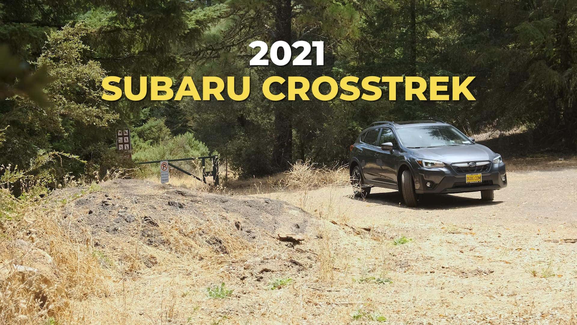 2021 Subaru Crosstrek parked in a park.