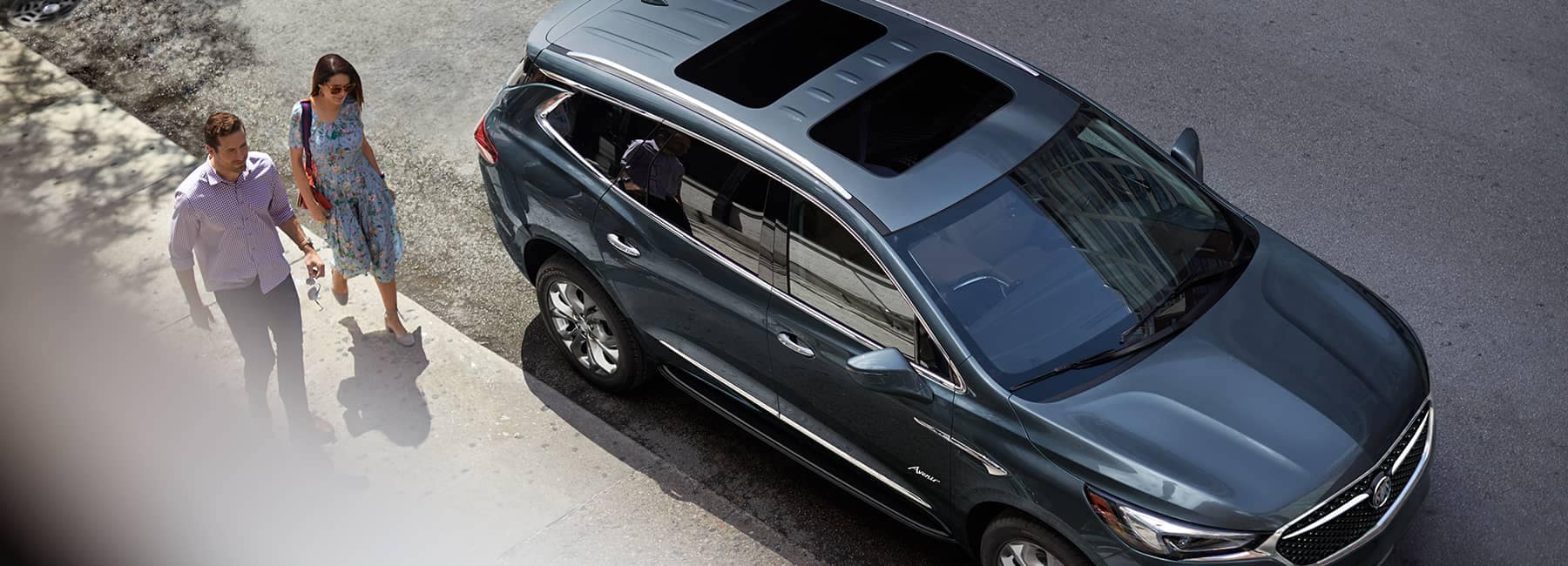 Grey 2020 Buick Enclave from Above