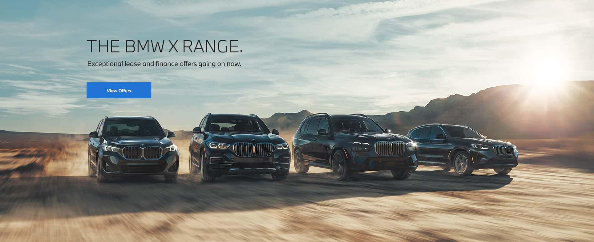 Exceptional Lease and Finance Offers on the BMW X-Range.