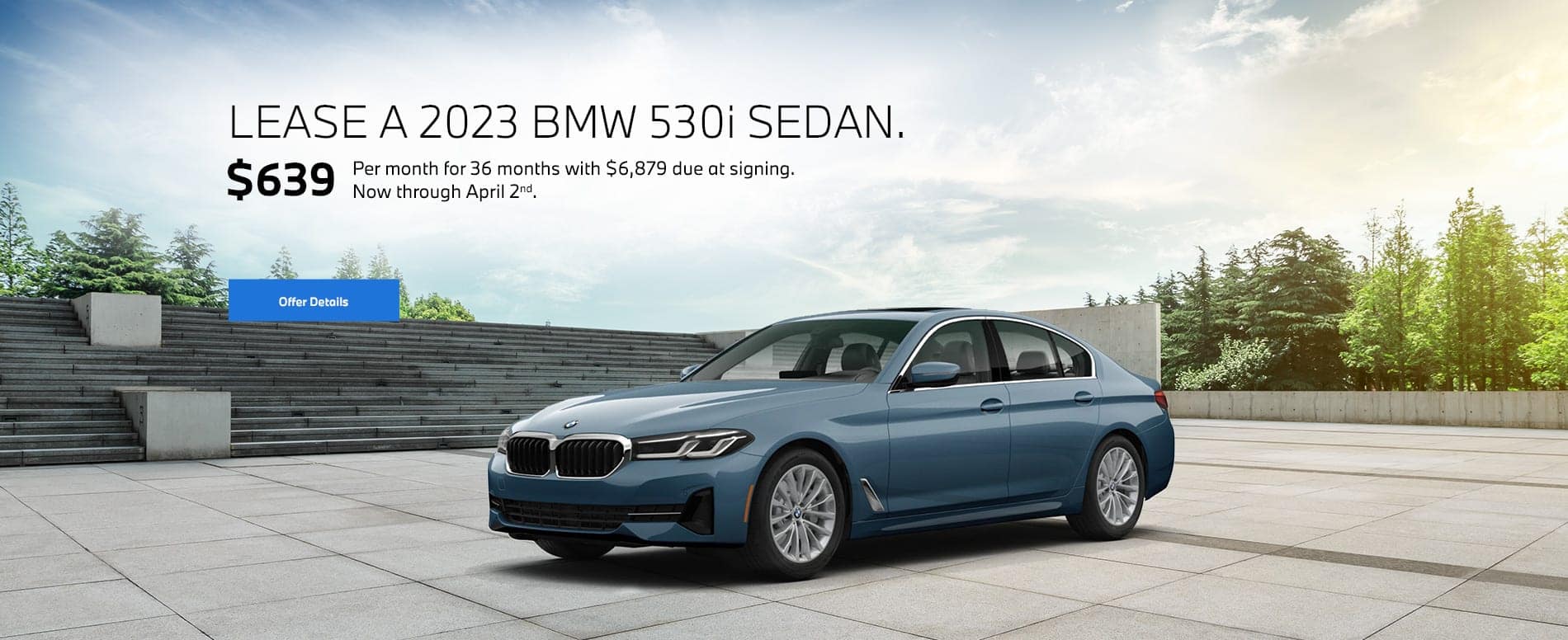 2023 5 series lease starting at $639 per month for 36 months