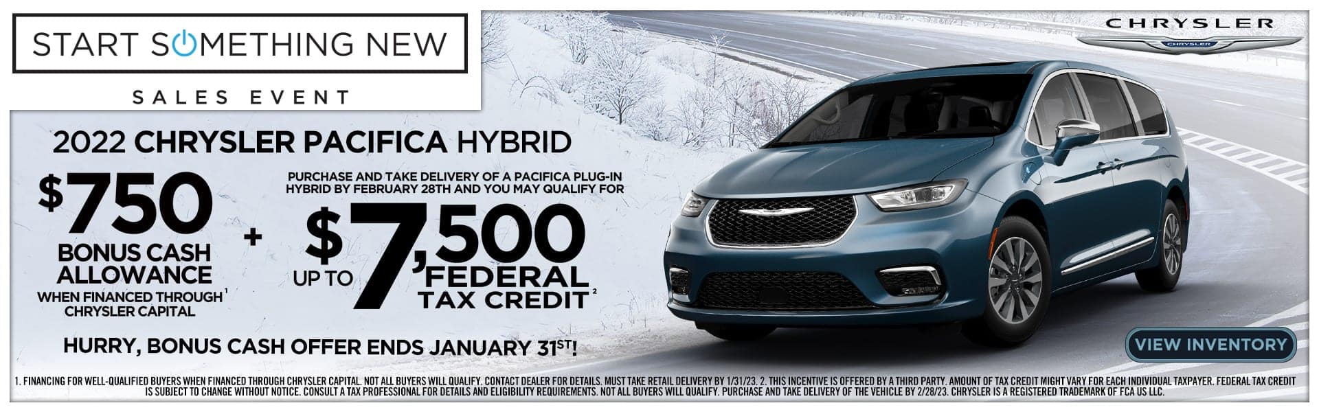 Pacifica Hybrid Offer