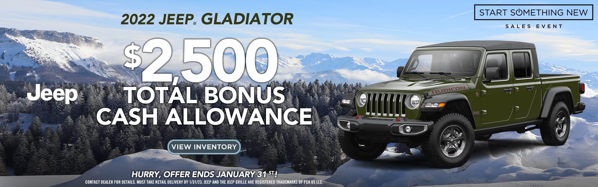 Jeep Gladiator offer
