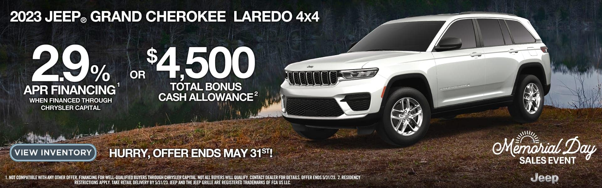 2023 Jeep Grand Cherokee offer