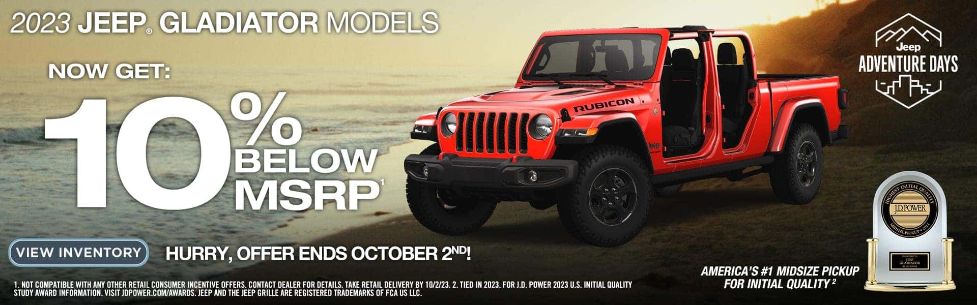 Jeep Gladiator offer