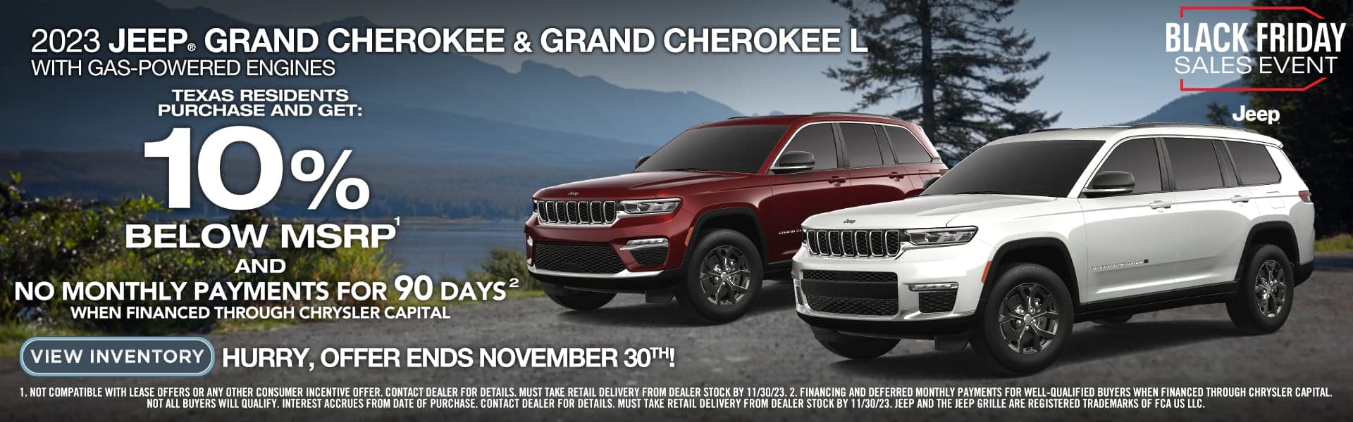 Jeep Grand Cherokee offer
