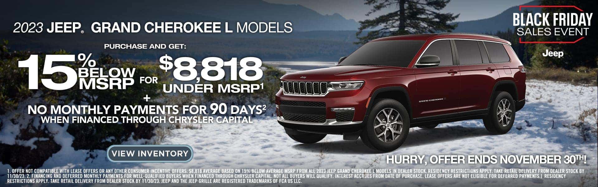 Grand Cherokee 15%