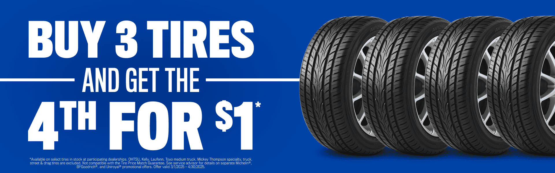 National Mopar B3G1 Tires Banner