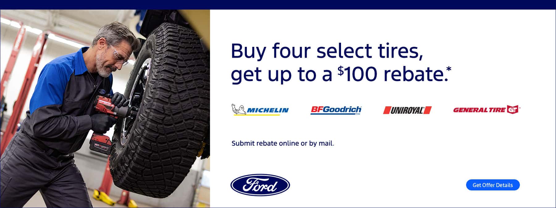3rd Event (September) 2025 | Ford Service Dealer Connection (Tire Offer) Banners 9/1- 9/30