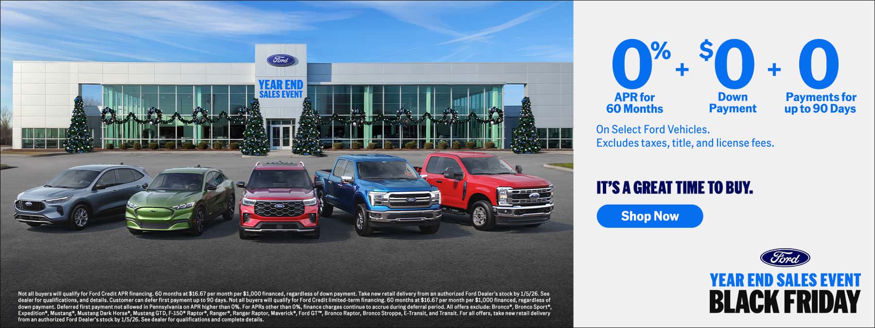 T3 Push, ( 15 FDAFs), Year End Sales Event - Main Event - effective 11/14 -12/17