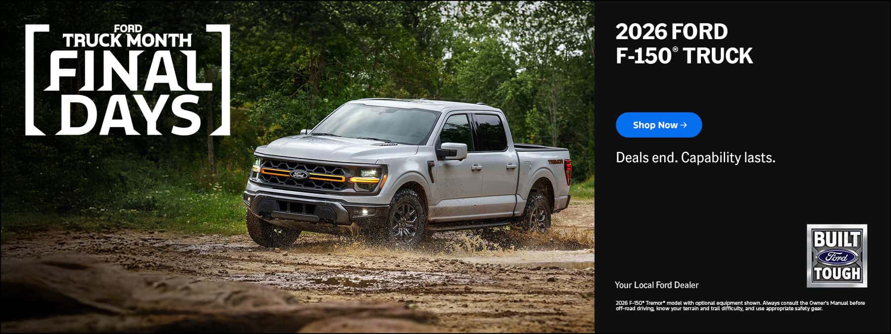 2026 Truck Month T3 Push - Central NO Horns - Final Days