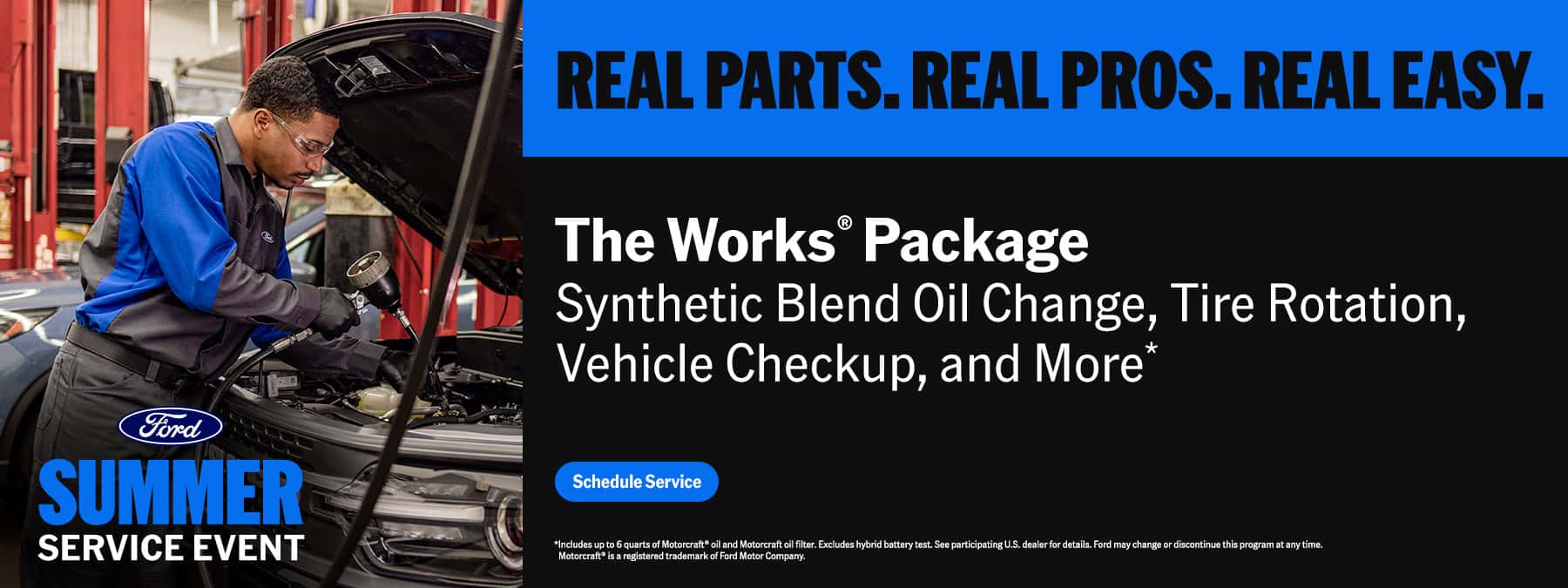 Q3 2026 SSE Event | Ford Service Dealer Connection (Evergreen Works Offer for A/B test) Banners 7/7/26-8/31/26