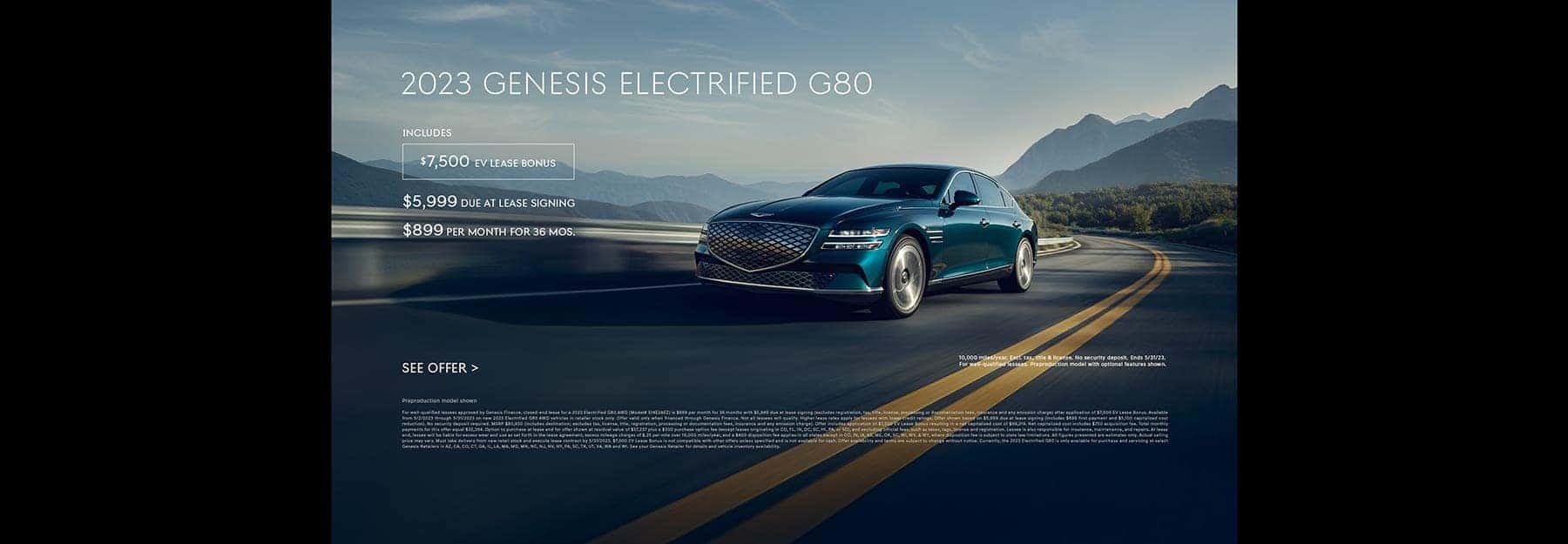 Electrified G80
