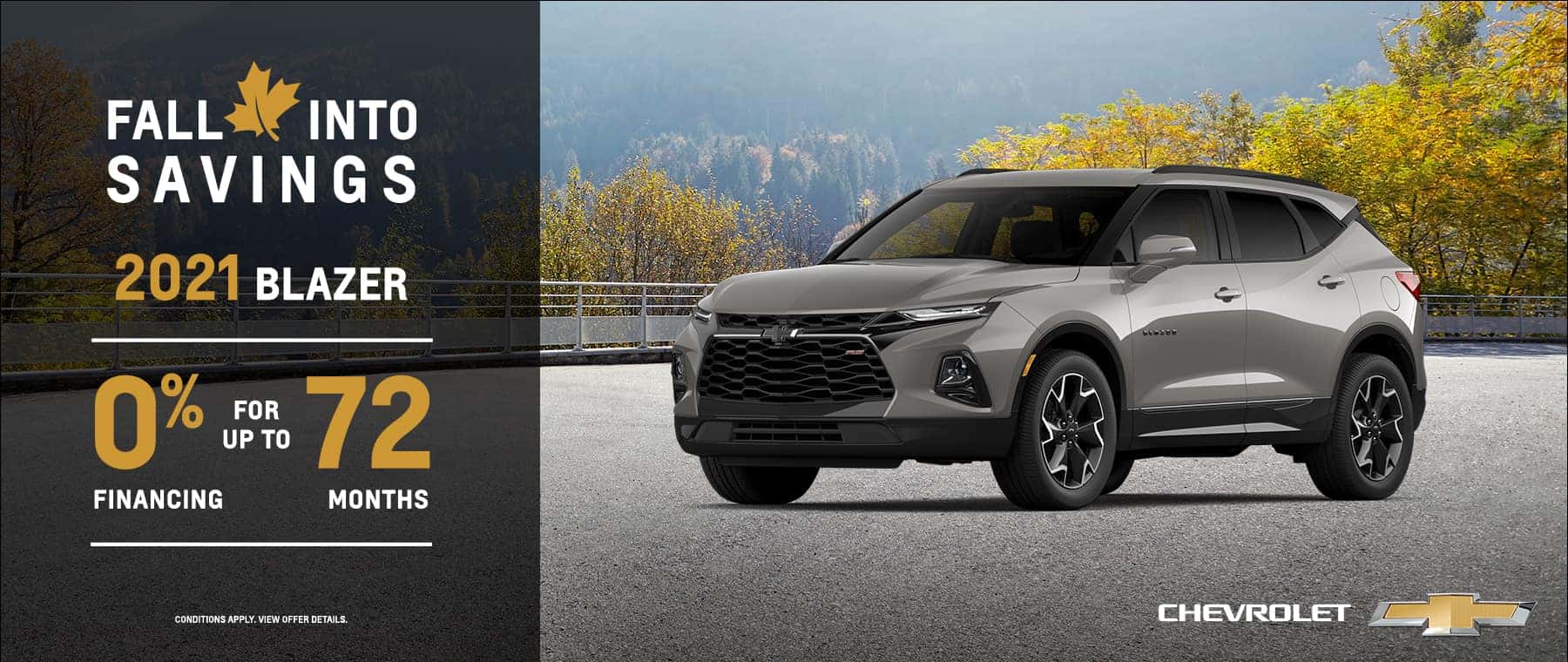 Fall Into Savings - 2021 Blazer