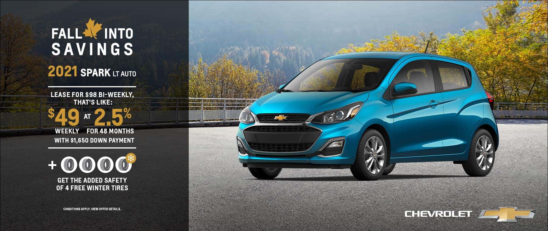 Fall Into Savings - 2021 Spark LT Auto