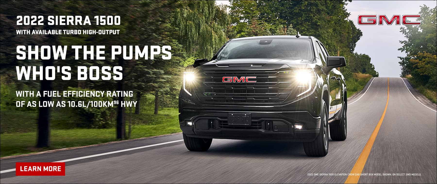 Get 2.99% financing for up to 72 months on a new 2022 GMC Sierra 1500