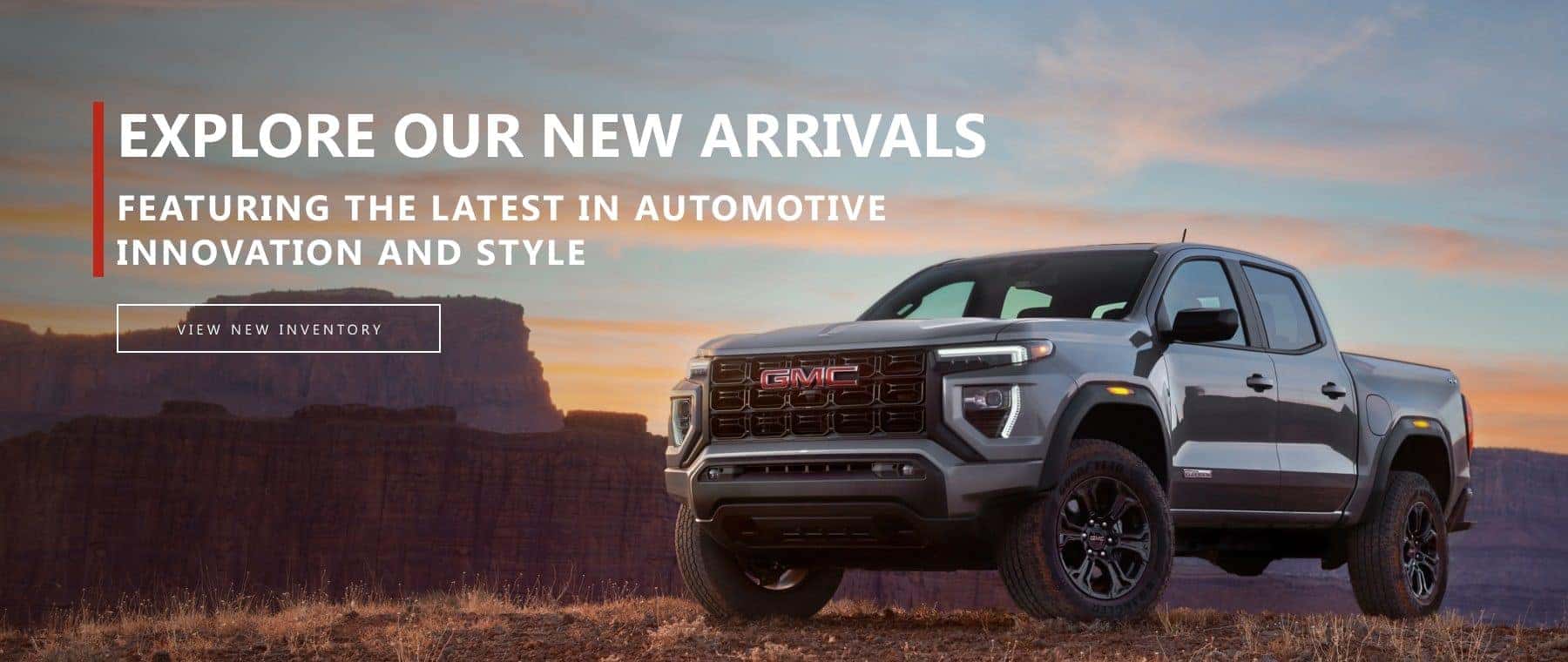 GMC truck in desert
