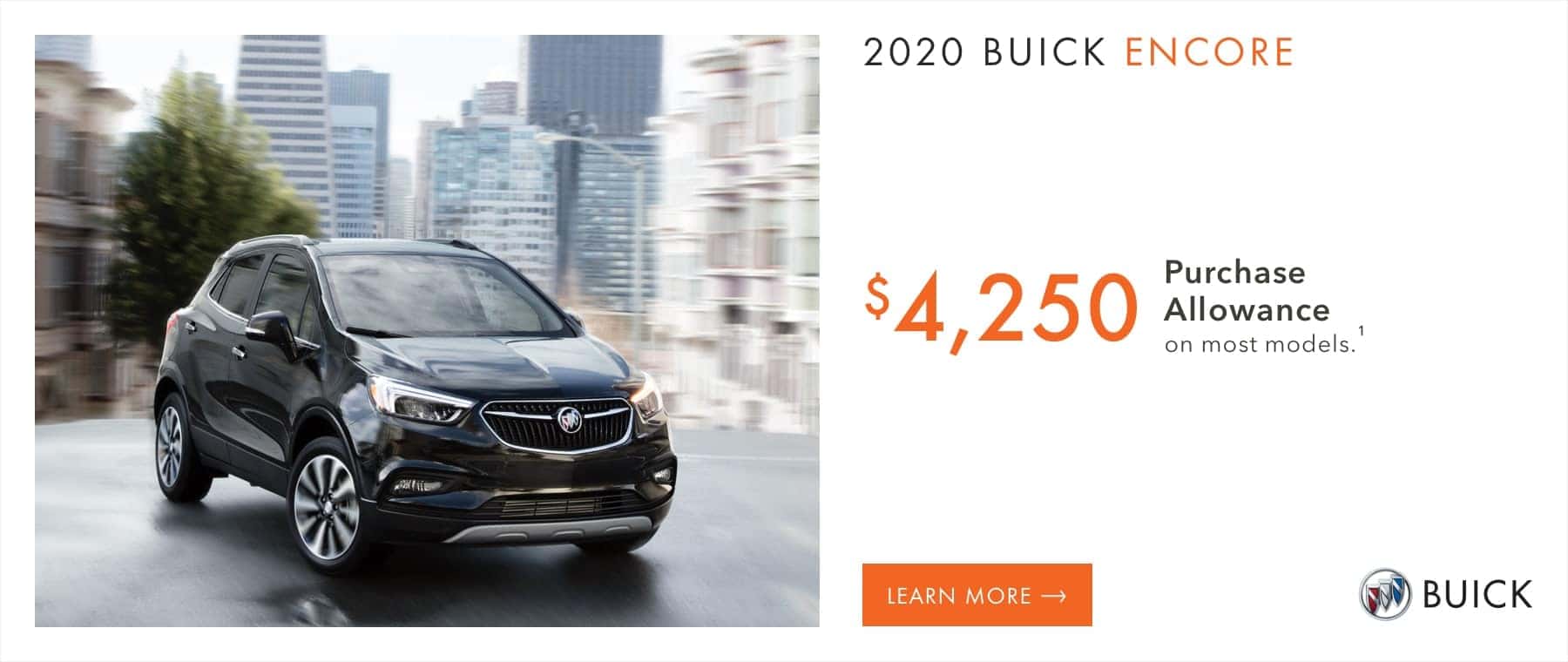 Most 2020 Buick Encore Models - $4,250 Purchase Allowance