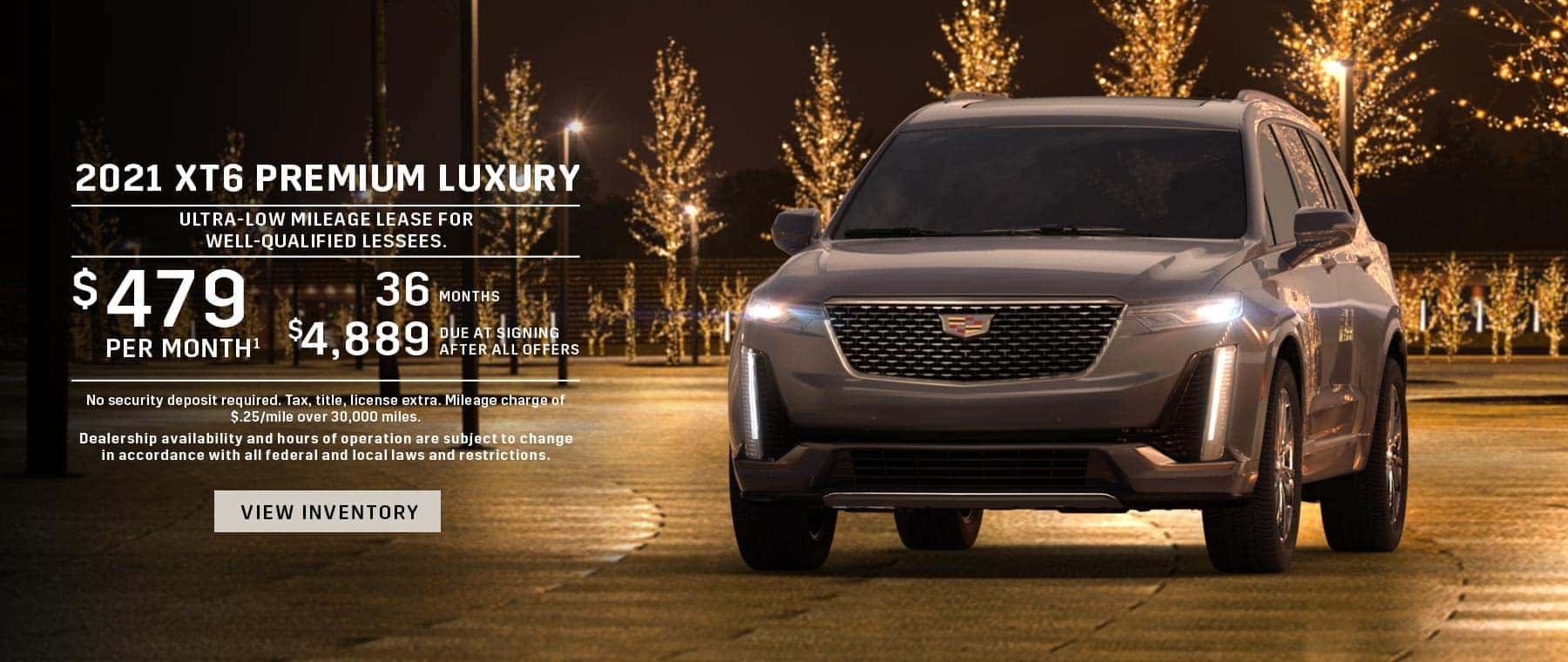 $479/mo for 36 mos with $4,889 DAS on a 2021 XT6