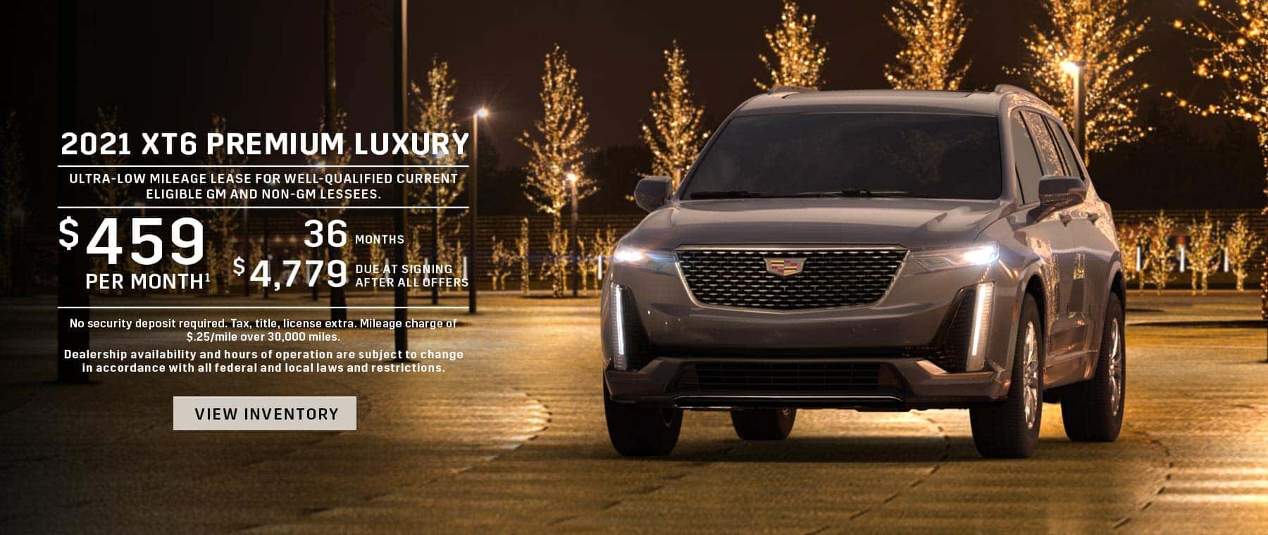 $459/mo for 36 mos with $4,779 DAS on a 2021 XT6