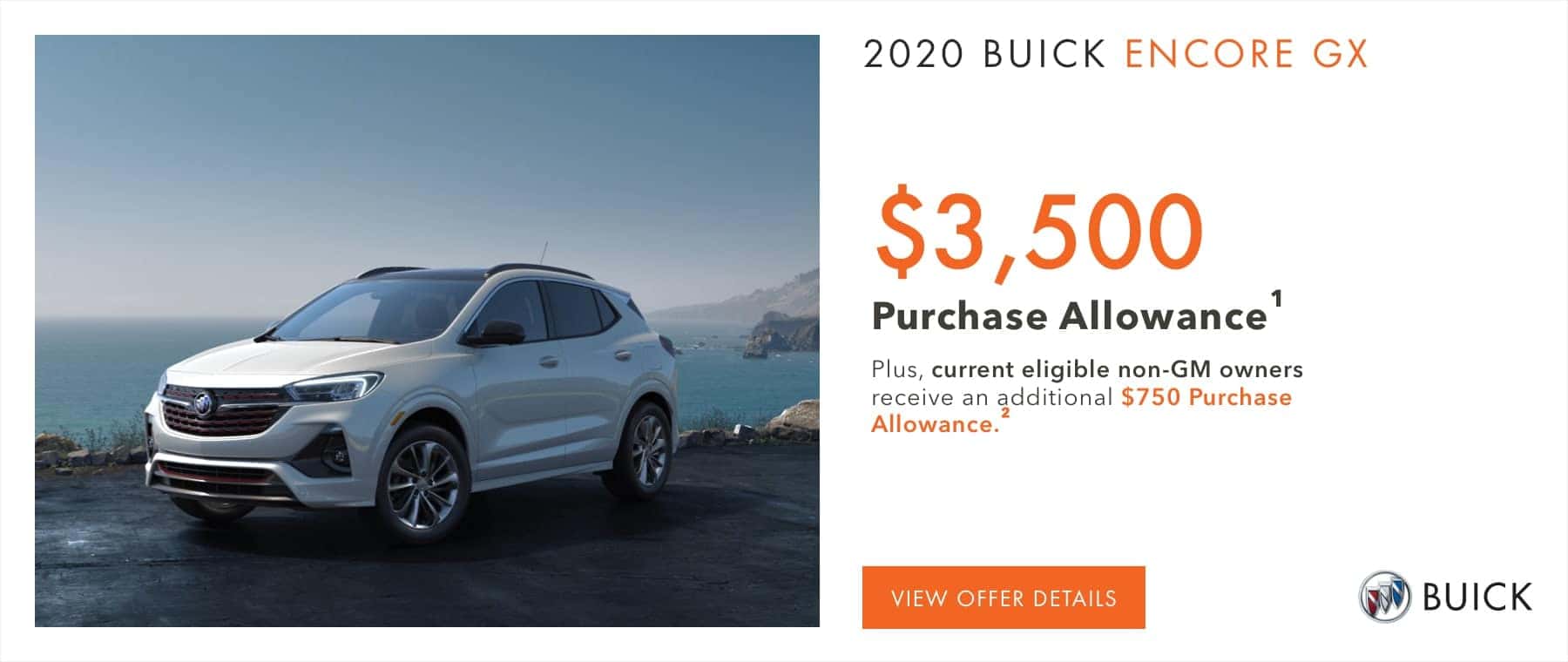 2020 Buick Encore GX offer