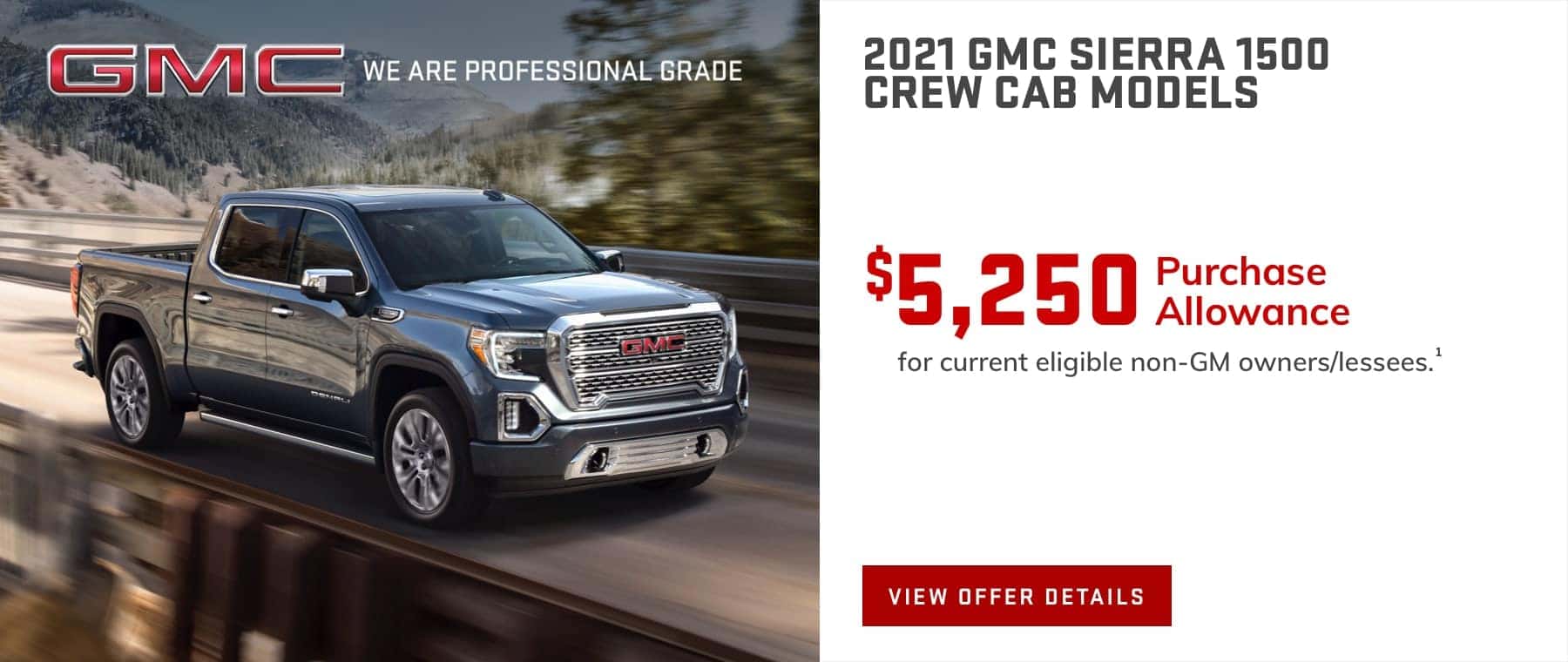 2021 GMC Sierra 1500 offer