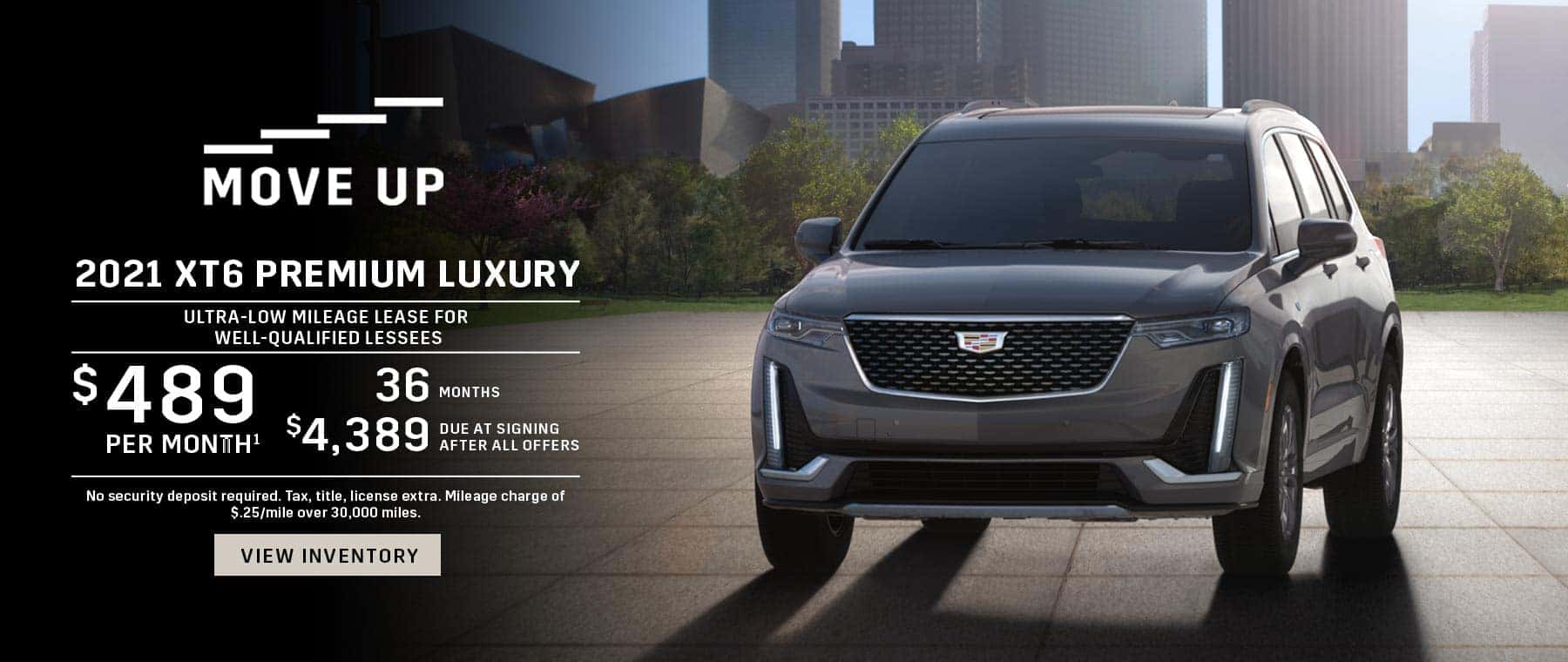 2021 Cadillac XT6 lease offer
