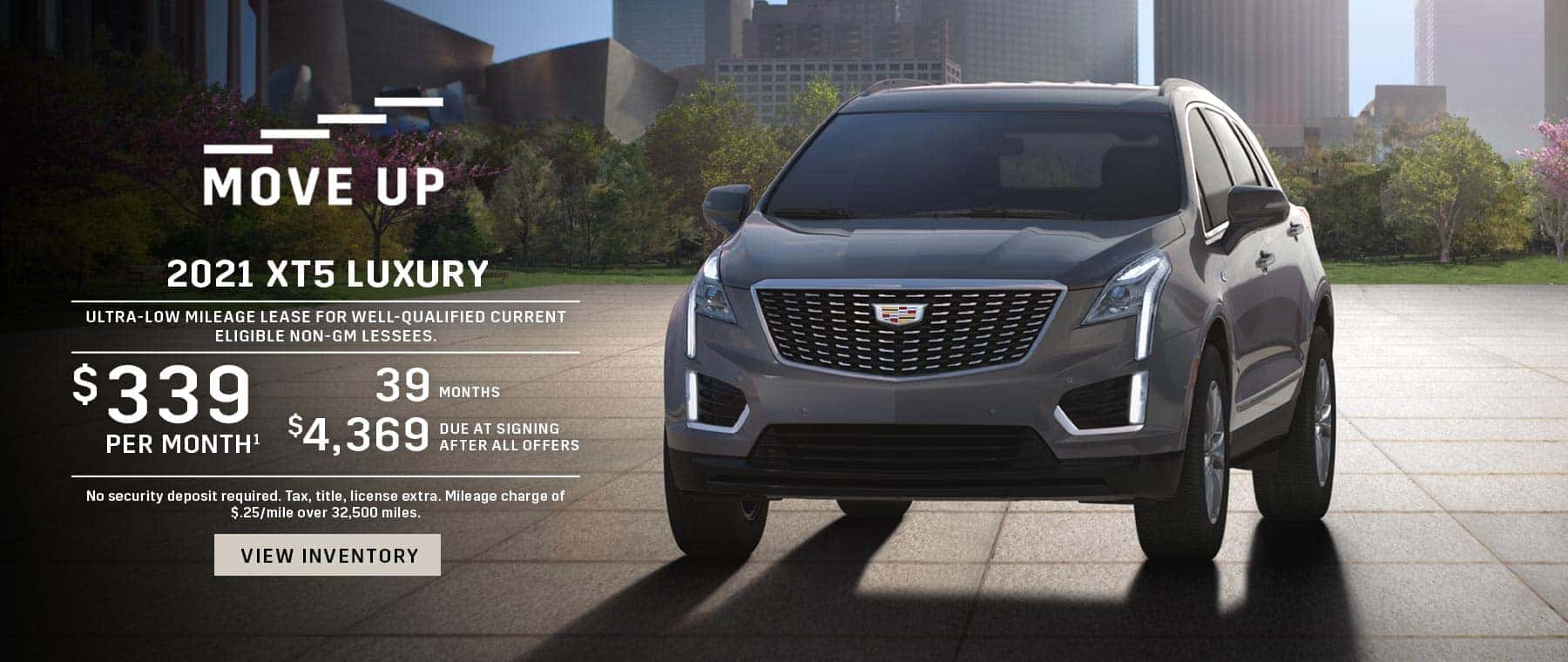 $339/mo for 39 mos with $4369 DAS on a 2021 XT5