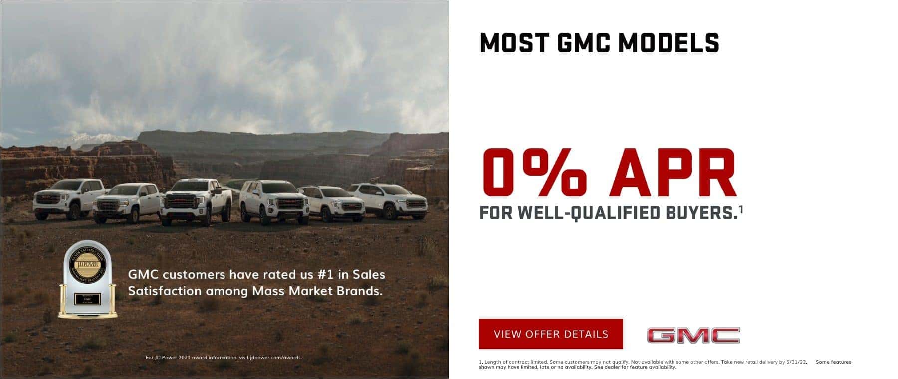 0% APR for well-qualified buyers.1