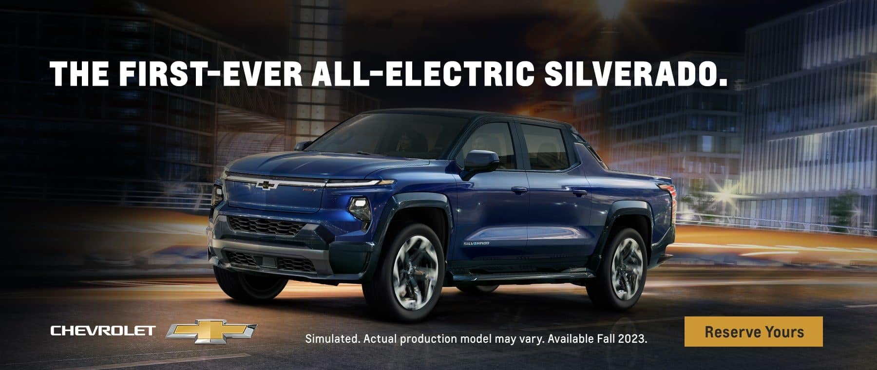 The first-ever-all-electric Silverado