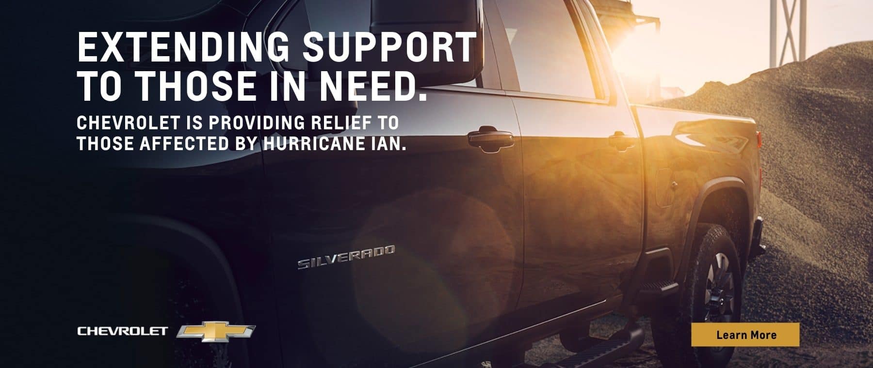 Chevy is providing support to those affected by Hurricane Ian