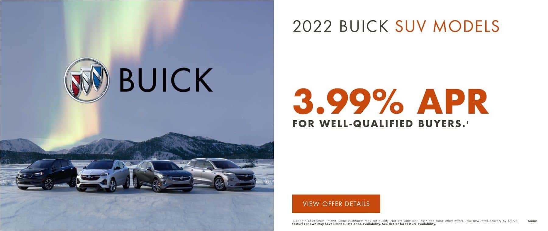 3.99% APR for 72 months for well-qualified buyers.1