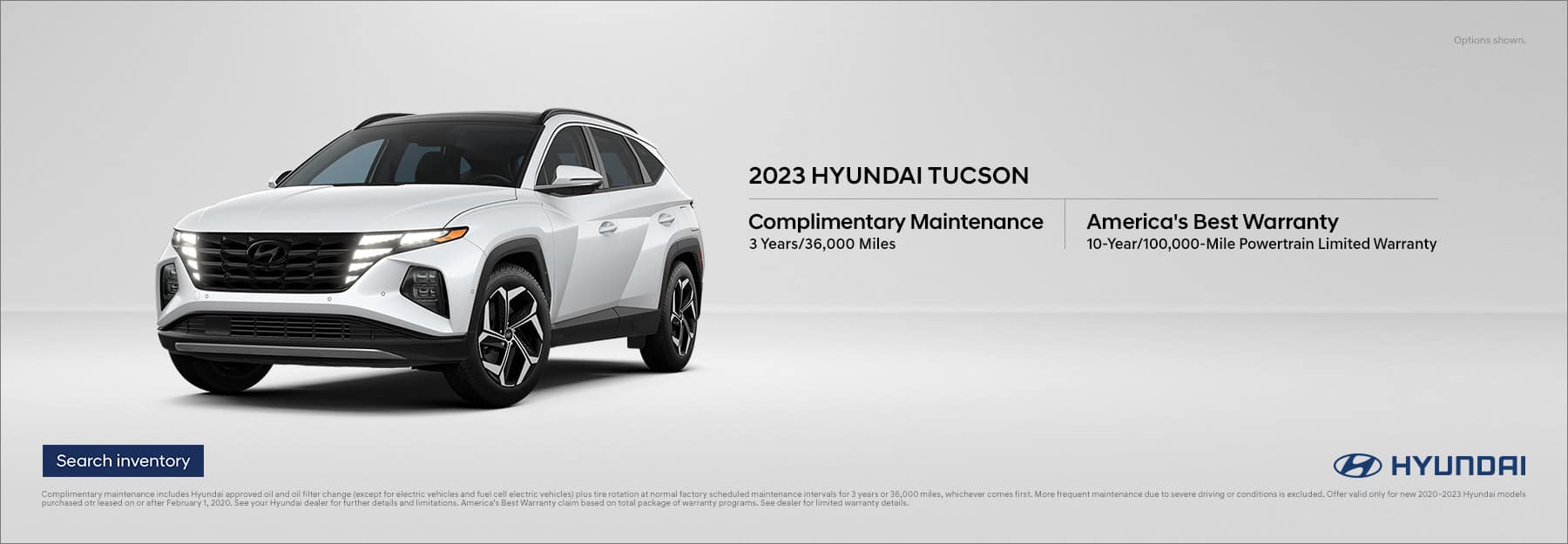 2023 Hyundai Tucson offer