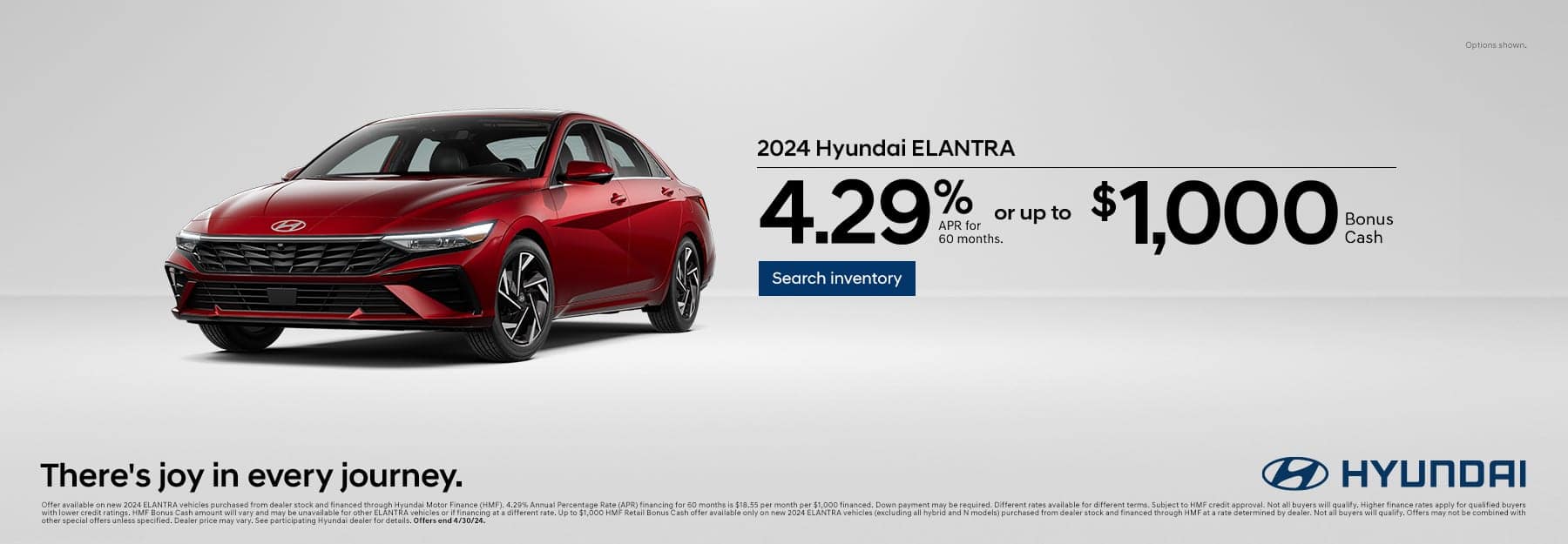 2024 Hyundai Elantra offer