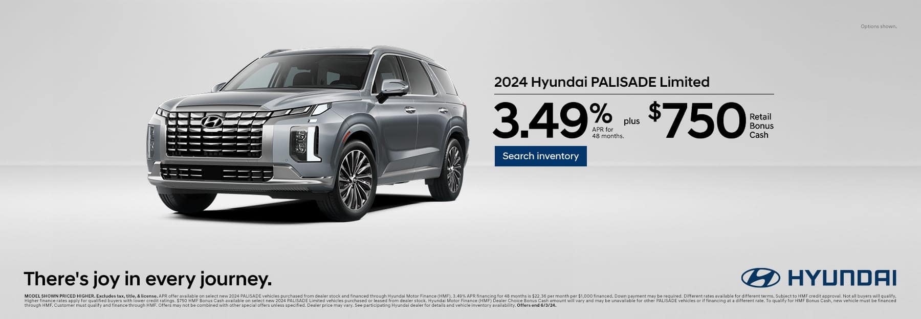 Hyundai Palisade offer
