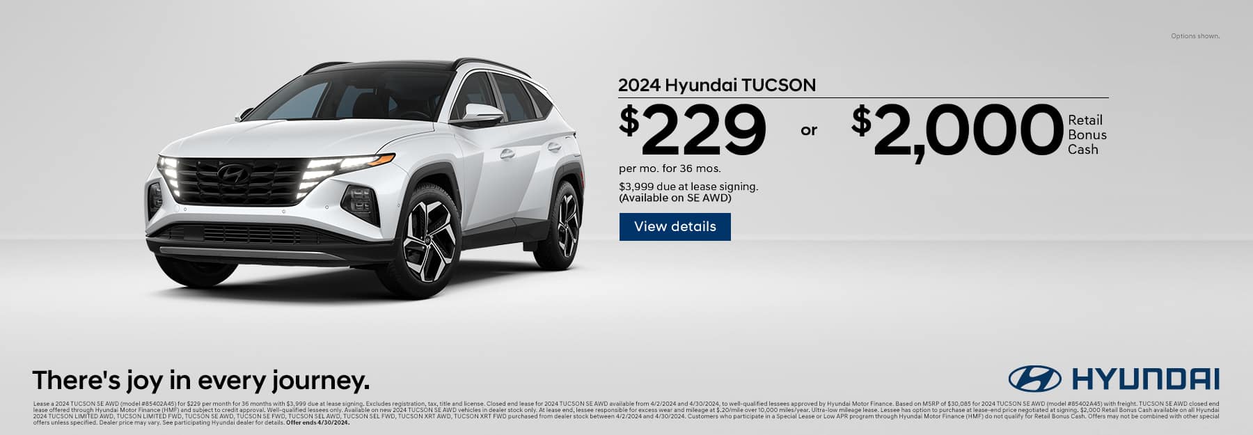 2024 Hyundai Tucson and 2023 Hyundai Santa Fe - Get 0% APR for 60 Months + No Payments for 90 Days!