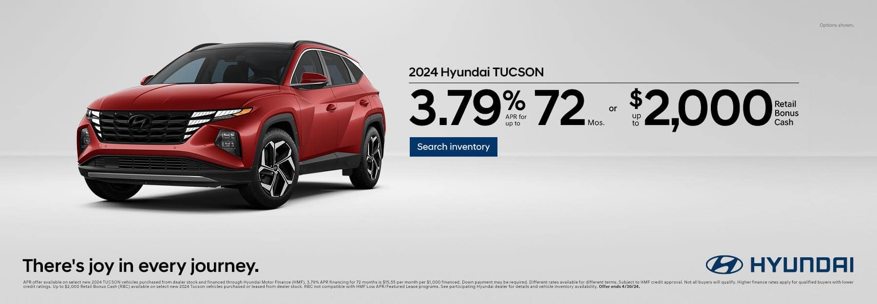 2024 Hyundai Tucson offer