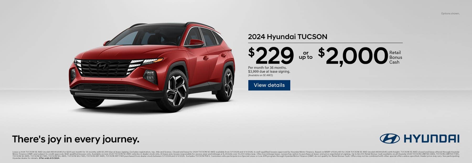 Hyundai Tucson offer